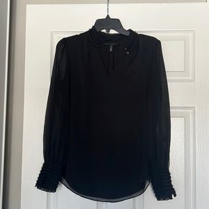 White House Black Market chiffon top